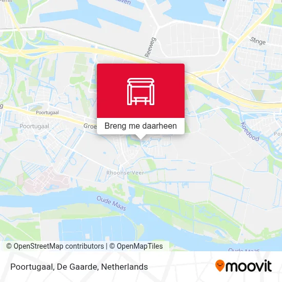 Poortugaal, De Gaarde kaart