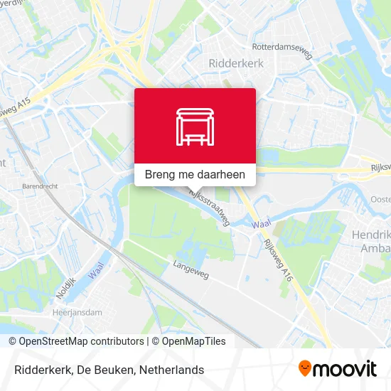 Ridderkerk, De Beuken kaart