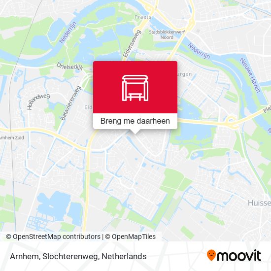 Arnhem, Slochterenweg kaart