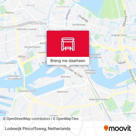 Lodewijk Pincoffsweg kaart