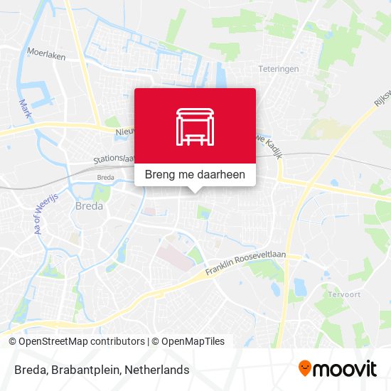 Breda, Brabantplein kaart