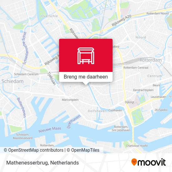 Mathenesserbrug kaart