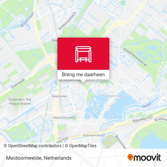 Meidoornweide kaart