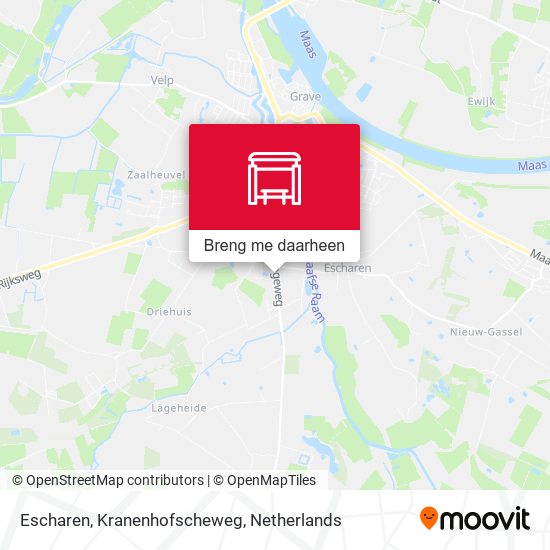 Escharen, Kranenhofscheweg kaart
