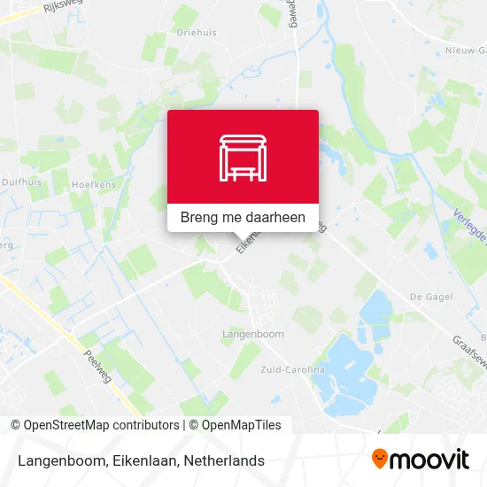 Langenboom, Eikenlaan kaart