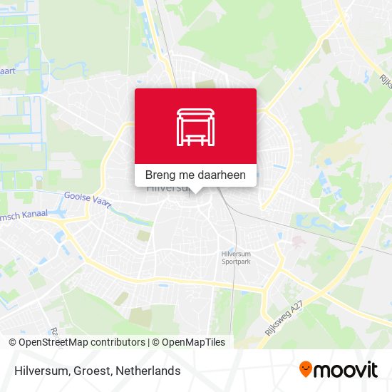 Hilversum, Groest kaart