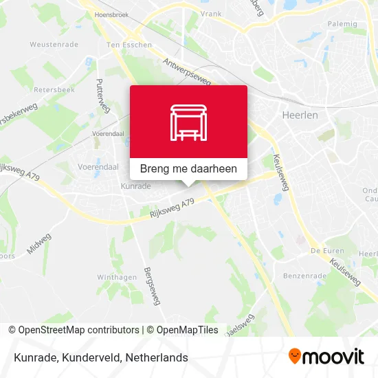 Kunrade, Kunderveld kaart
