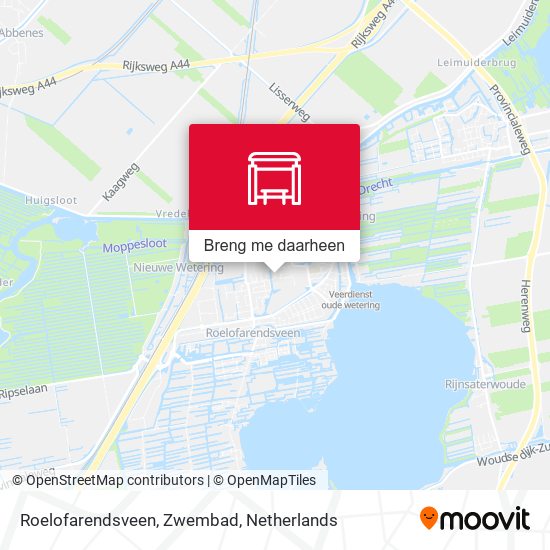 Roelofarendsveen, Zwembad kaart