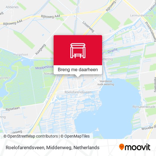 Roelofarendsveen, Middenweg kaart