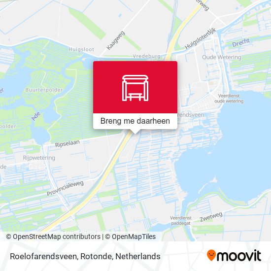 Roelofarendsveen, Rotonde kaart