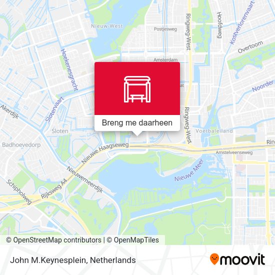 John M.Keynesplein kaart
