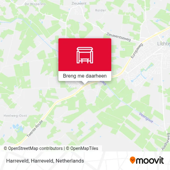 Harreveld, Harreveld kaart