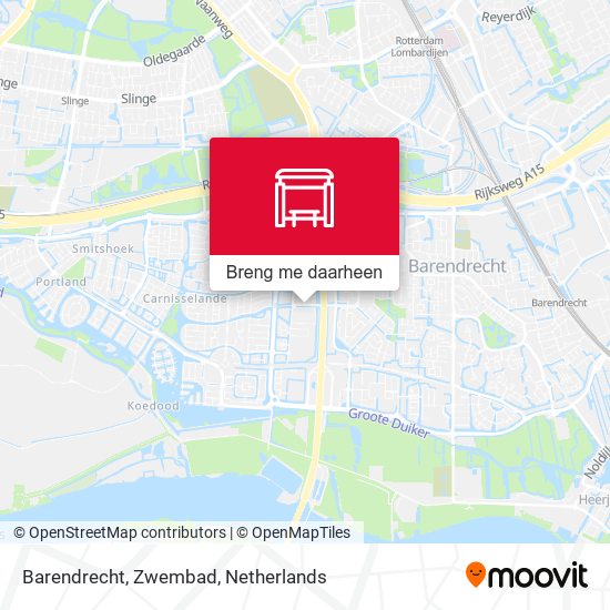 Barendrecht, Zwembad kaart