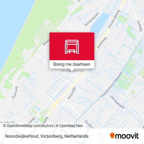 Noordwijkerhout, Victoriberg kaart