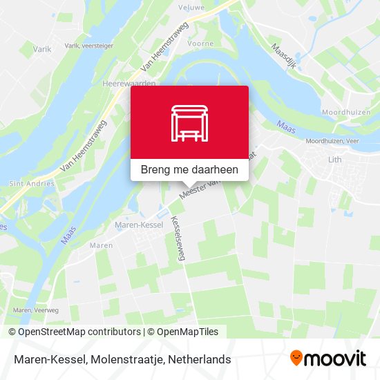 Maren-Kessel, Molenstraatje kaart