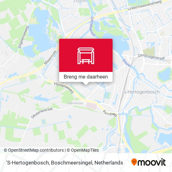 'S-Hertogenbosch, Boschmeersingel kaart