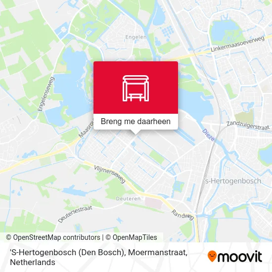 'S-Hertogenbosch (Den Bosch), Moermanstraat kaart