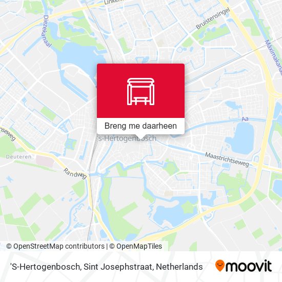 'S-Hertogenbosch, Sint Josephstraat kaart