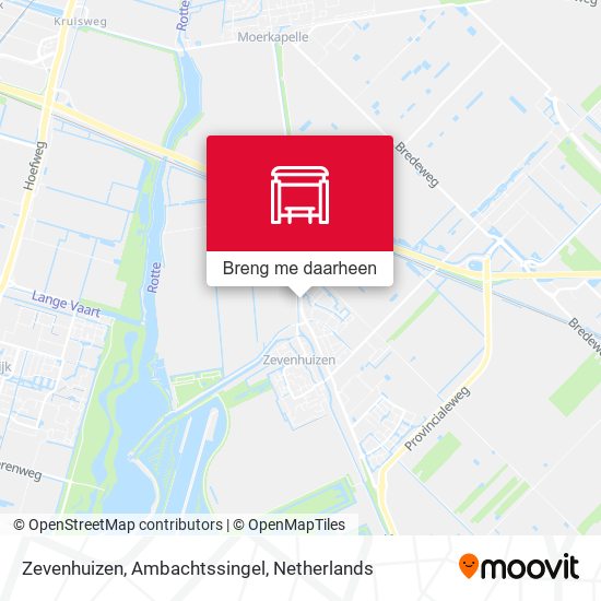 Zevenhuizen, Ambachtssingel kaart