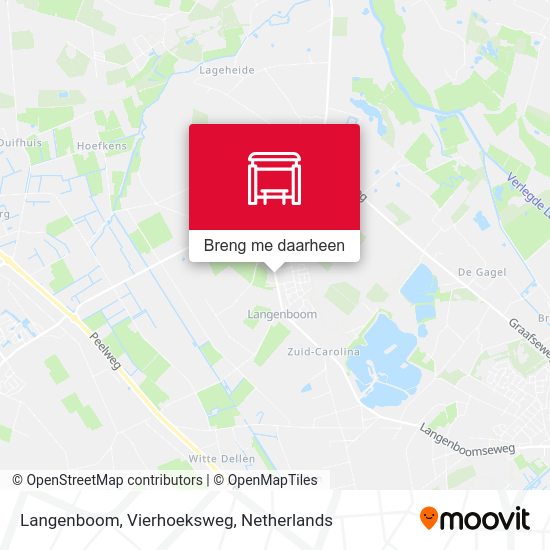 Langenboom, Vierhoeksweg kaart