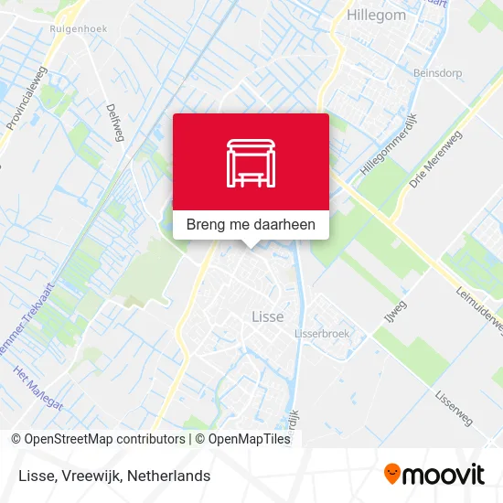 Lisse, Vreewijk kaart