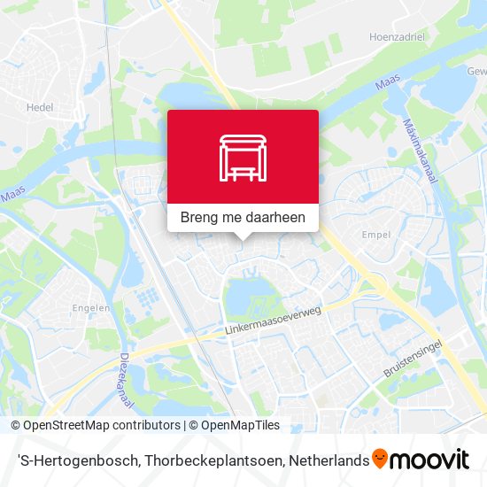 'S-Hertogenbosch, Thorbeckeplantsoen kaart