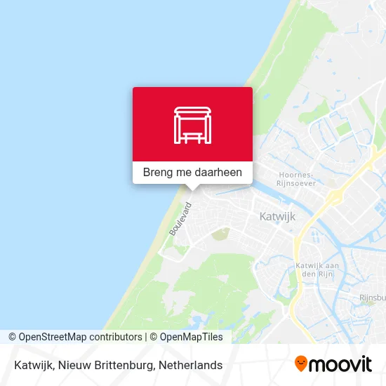Katwijk, Nieuw Brittenburg kaart