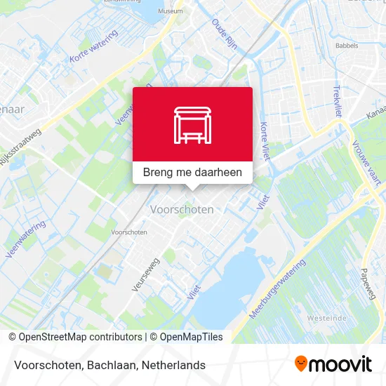 Voorschoten, Bachlaan kaart