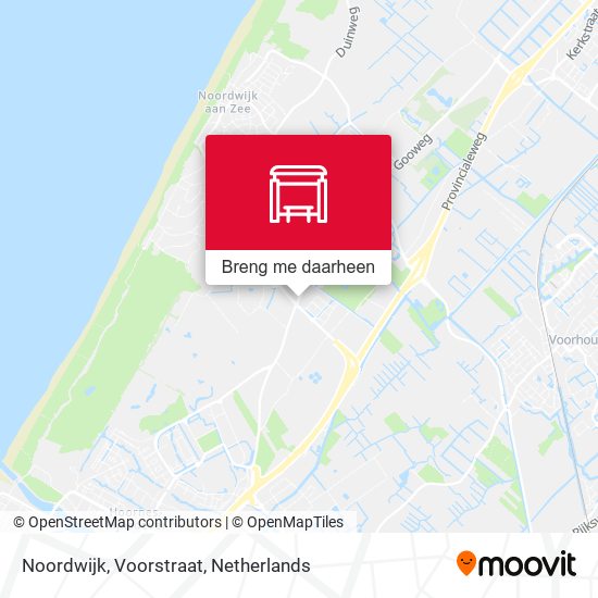 Noordwijk, Voorstraat kaart