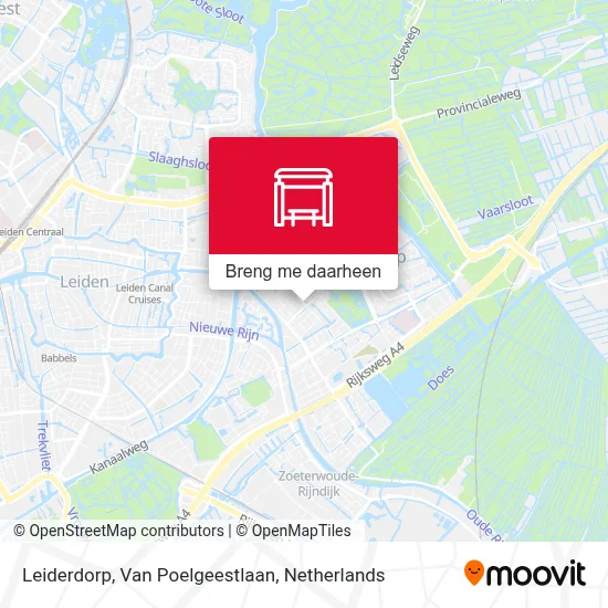 Leiderdorp, Van Poelgeestlaan kaart