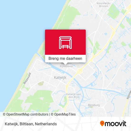 Katwijk, Biltlaan kaart