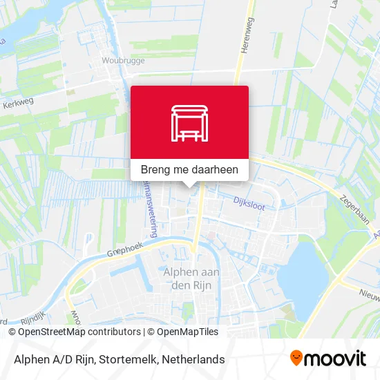 Alphen A/D Rijn, Stortemelk kaart