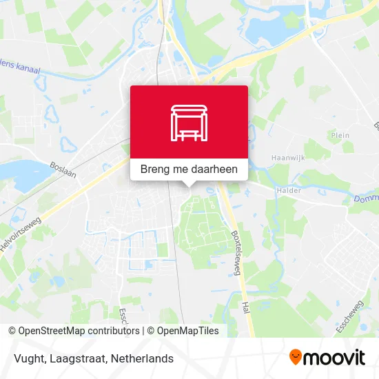 Vught, Laagstraat kaart