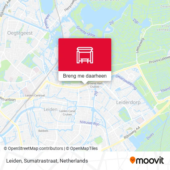 Leiden, Sumatrastraat kaart