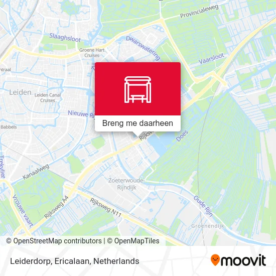 Leiderdorp, Ericalaan kaart