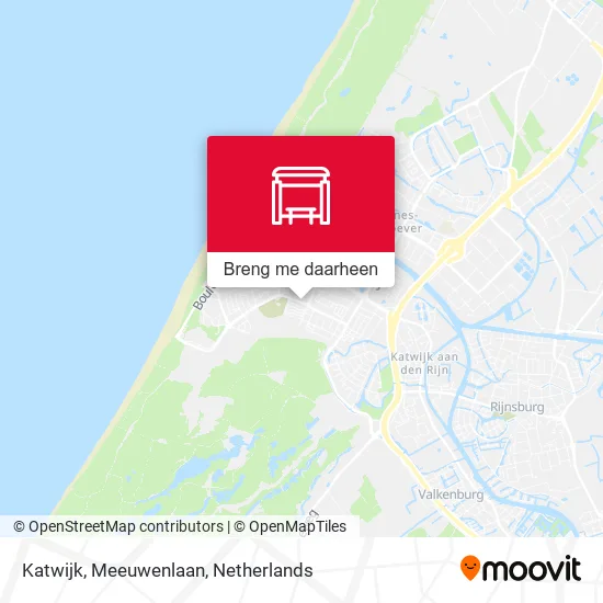 Katwijk, Meeuwenlaan kaart