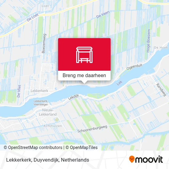 Lekkerkerk, Duyvendijk kaart