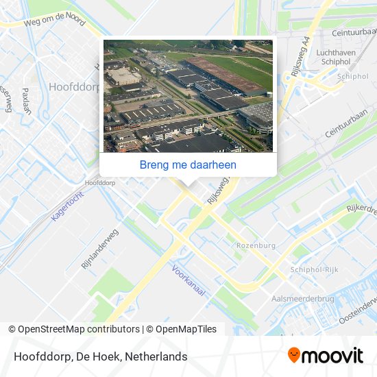 Hoofddorp, De Hoek kaart