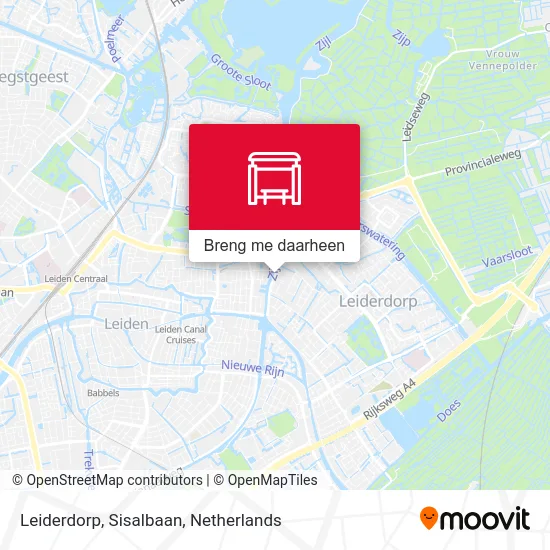 Leiderdorp, Sisalbaan kaart