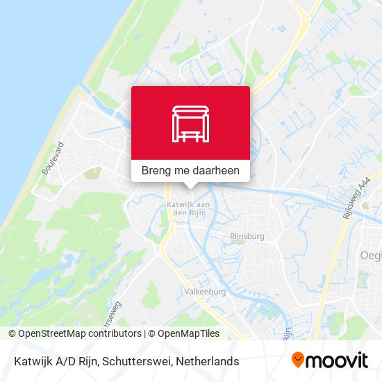 Katwijk A/D Rijn, Schutterswei kaart