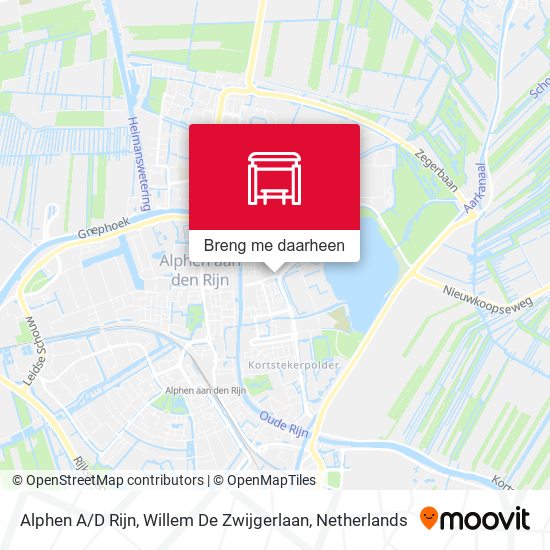Alphen A / D Rijn, Willem De Zwijgerlaan kaart