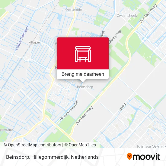 Beinsdorp, Hillegommerdijk kaart