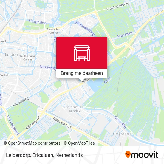 Leiderdorp, Ericalaan kaart