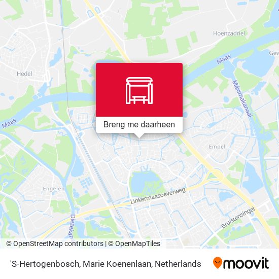 'S-Hertogenbosch, Marie Koenenlaan kaart