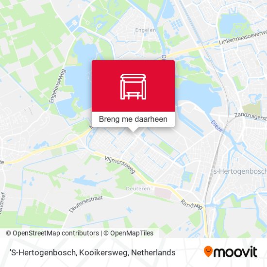 'S-Hertogenbosch, Kooikersweg kaart