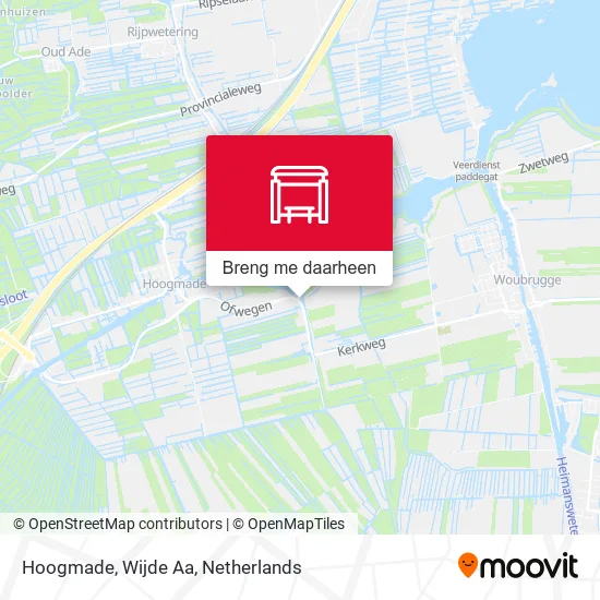 Hoogmade, Wijde Aa kaart