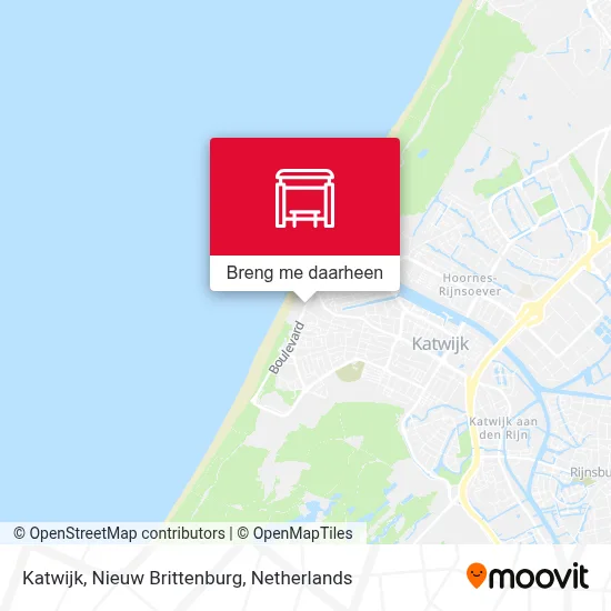 Katwijk, Nieuw Brittenburg kaart