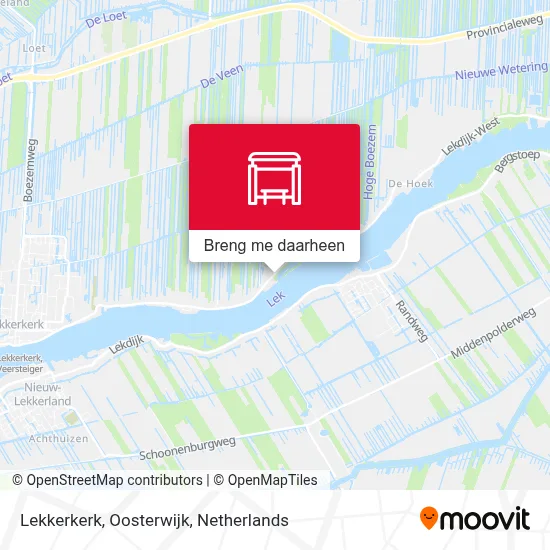 Lekkerkerk, Oosterwijk kaart