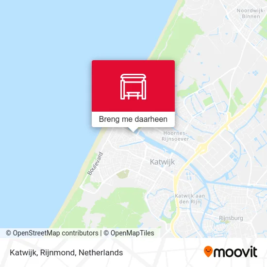 Katwijk, Rijnmond kaart