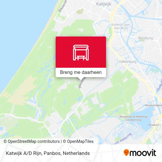 Katwijk A/D Rijn, Panbos kaart
